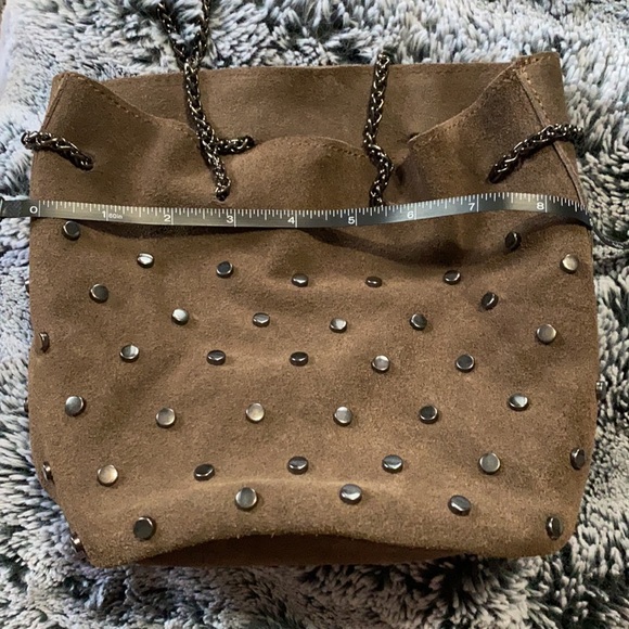 Suede gray purse - Picture 7 of 7